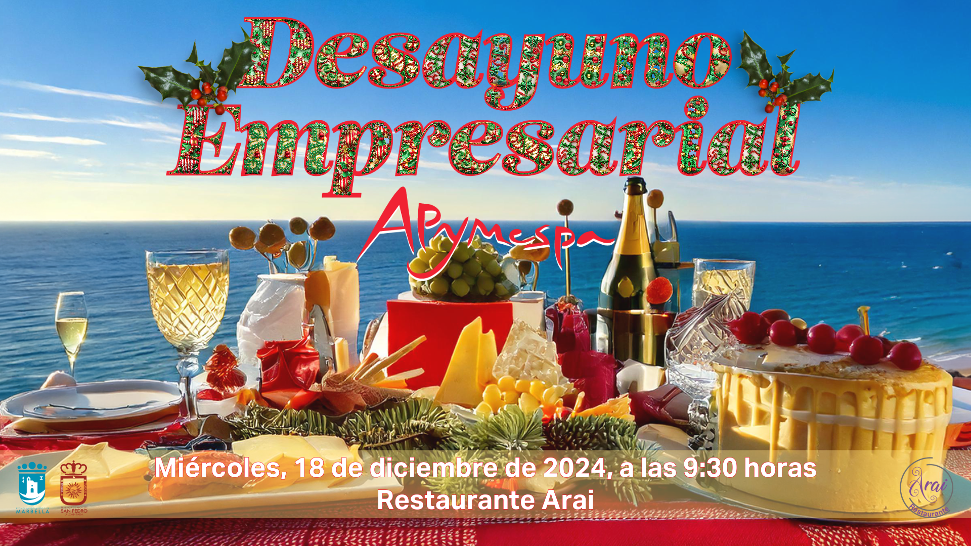 APYMESPA cerrará el año con sus socios y amigos en un último Desayuno Empresarial muy navideño