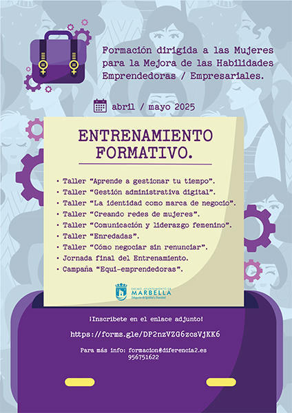 Nuevo impulso formativo dirigido este año al emprendimiento femenino
