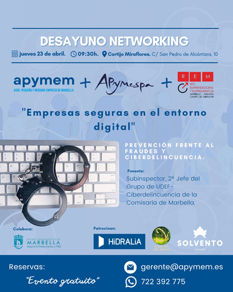 Ciberseguridad empresarial: Marbella acoge un encuentro formativo clave