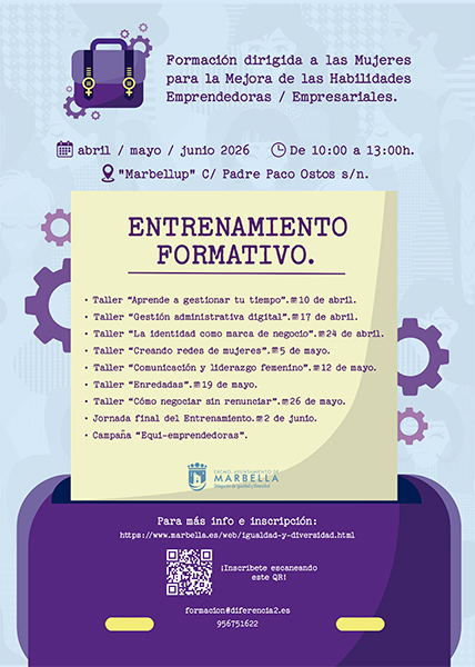 Tercera edición del programa de formación municipal para mujeres emprendedoras