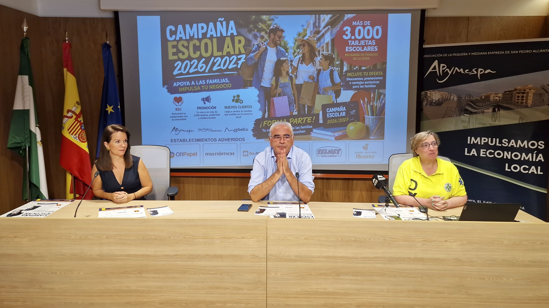 Lanzada la Campaña Escolar APYMESPA 2026/2027 para aliviar el bolsillo de las familias