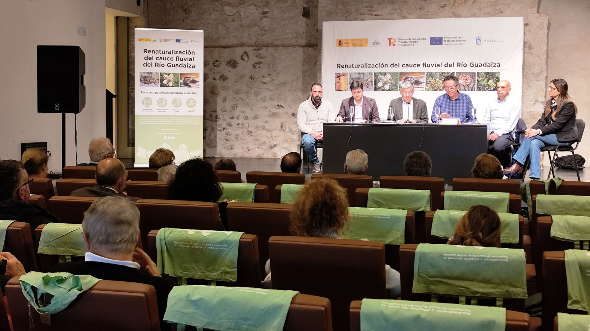 Ayer acudimos a la jornada informativa sobre la “renaturalización” del Río Guadaiza