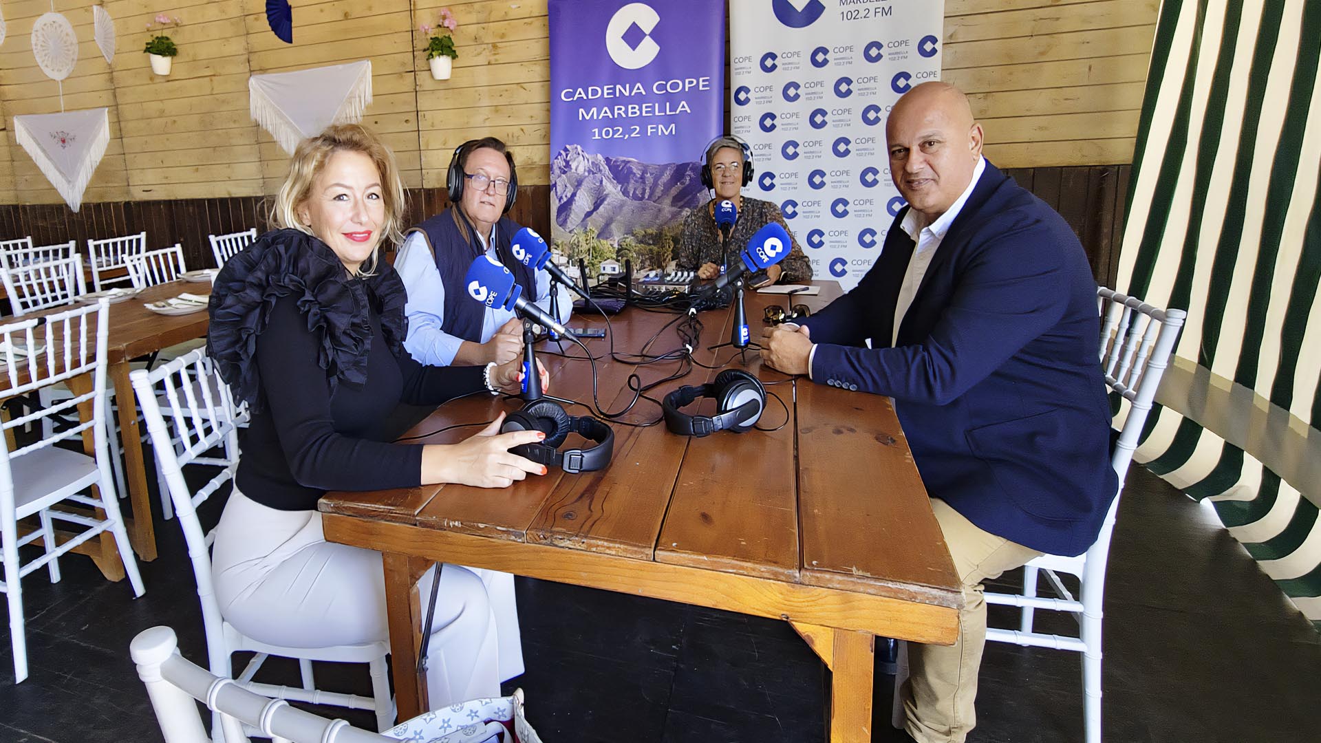 COPE Marbella entrevista en la feria a Miguel Ángel Jiménez, presidente de APYMESPA