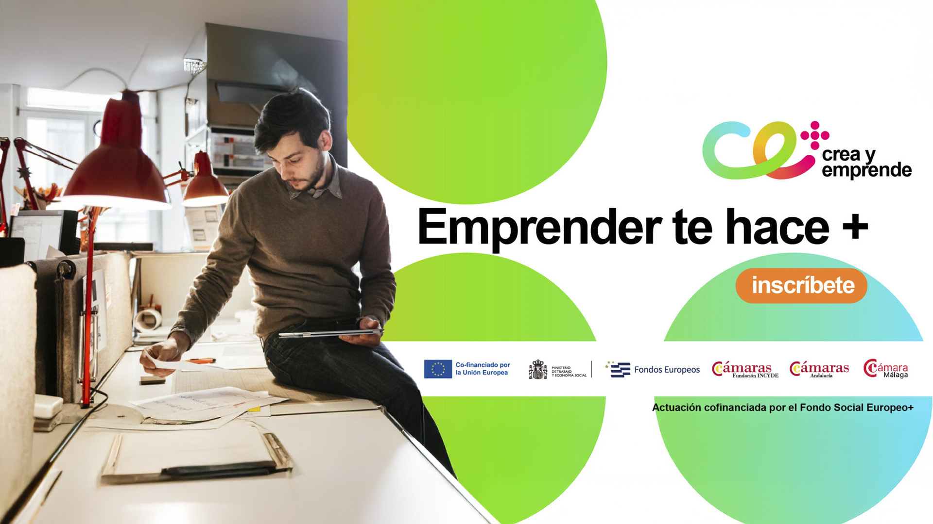 Crea y Emprende+: Formación GRATUITA para impulsar el futuro profesional