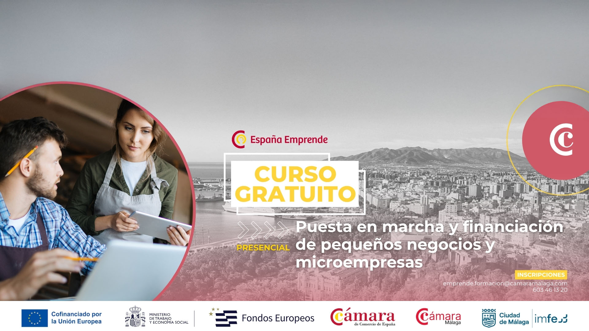 Curso imprescindible: Inicia y financia tu microempresa con la Cámara de Comercio